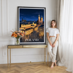 Poland - Travel Poster Vintage Style Wall Art Print
