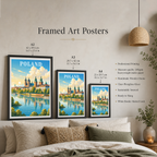 Poland - Travel Poster Vintage Style Wall Art Print