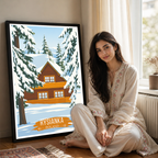 Rysianka - Poland - Travel Poster Vintage Style Wall Art Print