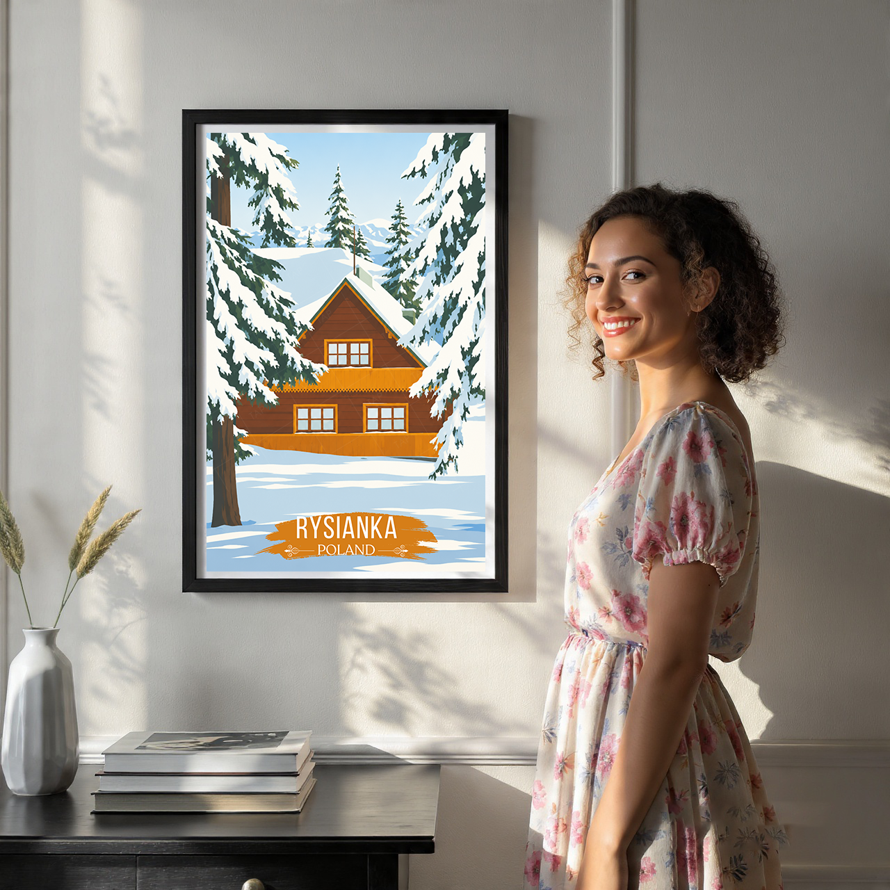 Rysianka - Poland - Travel Poster Vintage Style Wall Art Print