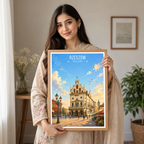 Rezeszow - Poland - Travel Poster Vintage Style Wall Art Print