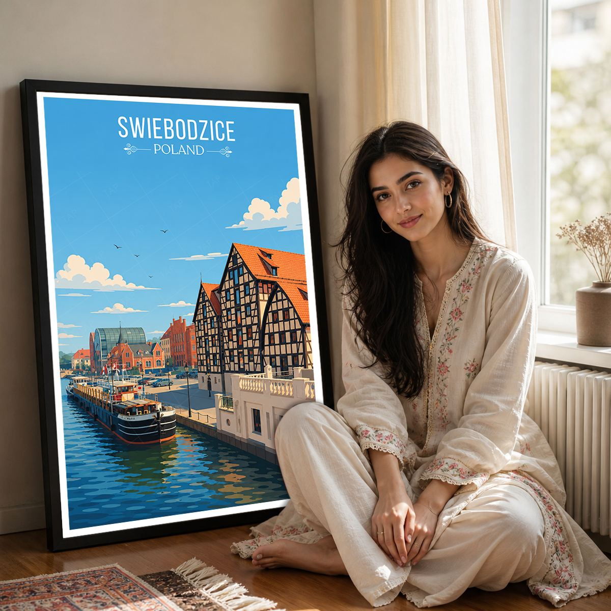 Swiebodzicec - Poland - Travel Poster Vintage Style Wall Art Print
