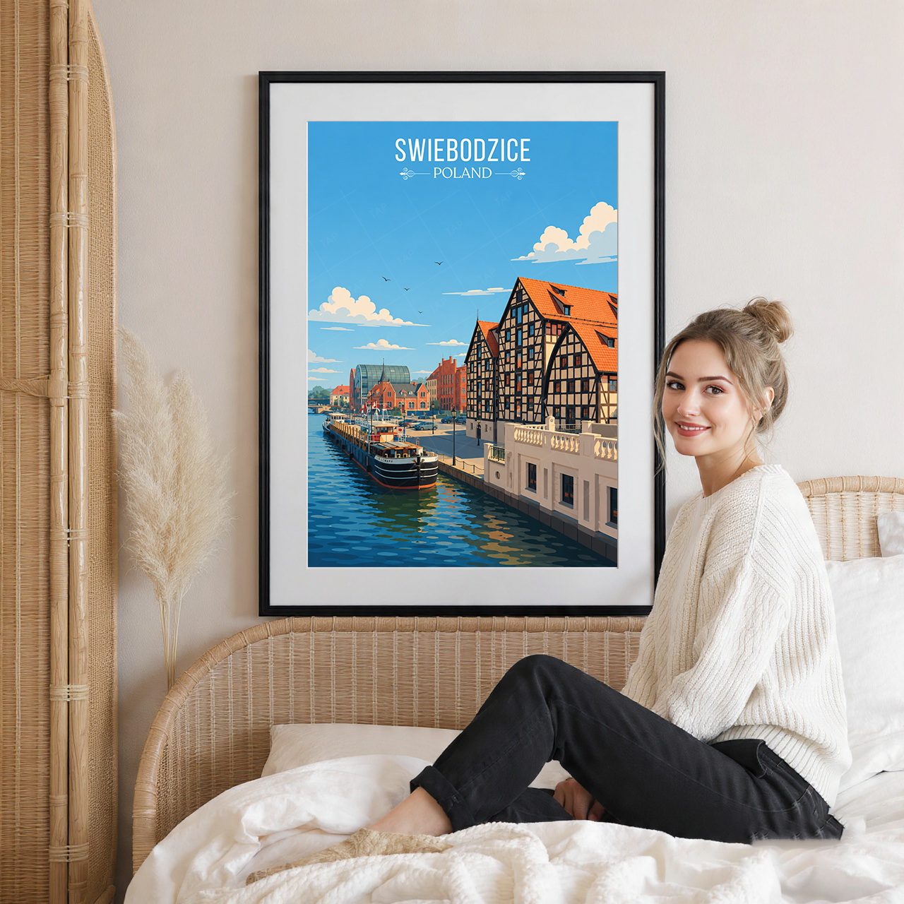 Swiebodzicec - Poland - Travel Poster Vintage Style Wall Art Print