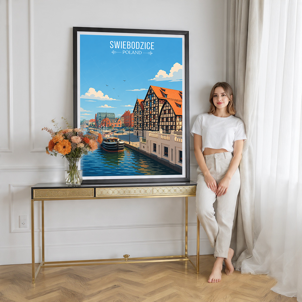 Swiebodzicec - Poland - Travel Poster Vintage Style Wall Art Print