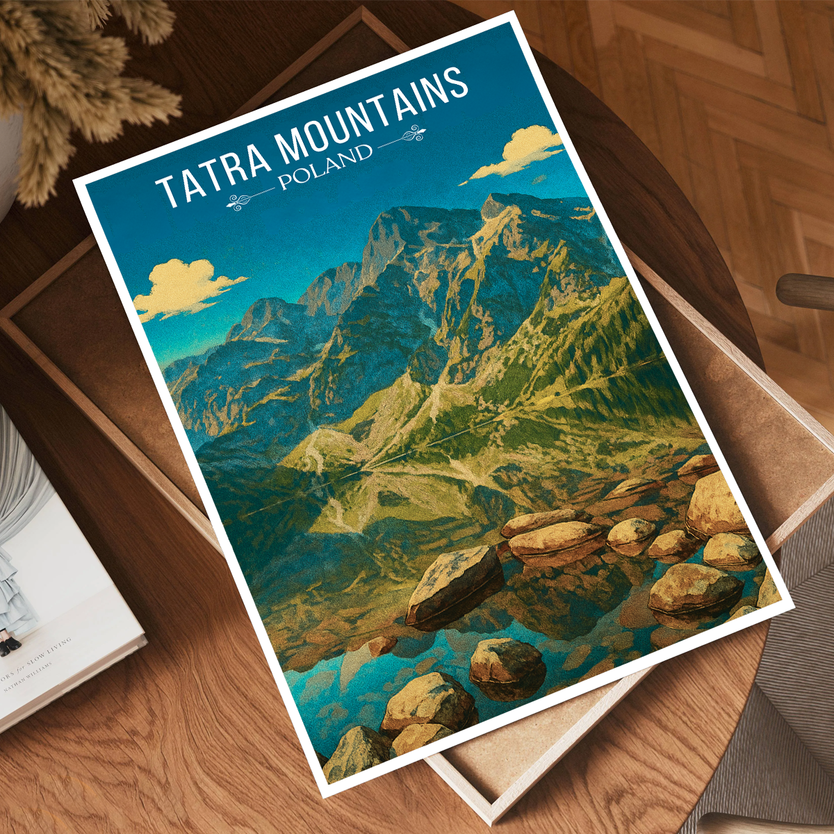 Tatra Mountains - Poland - Travel Poster Vintage Style Wall Art Print