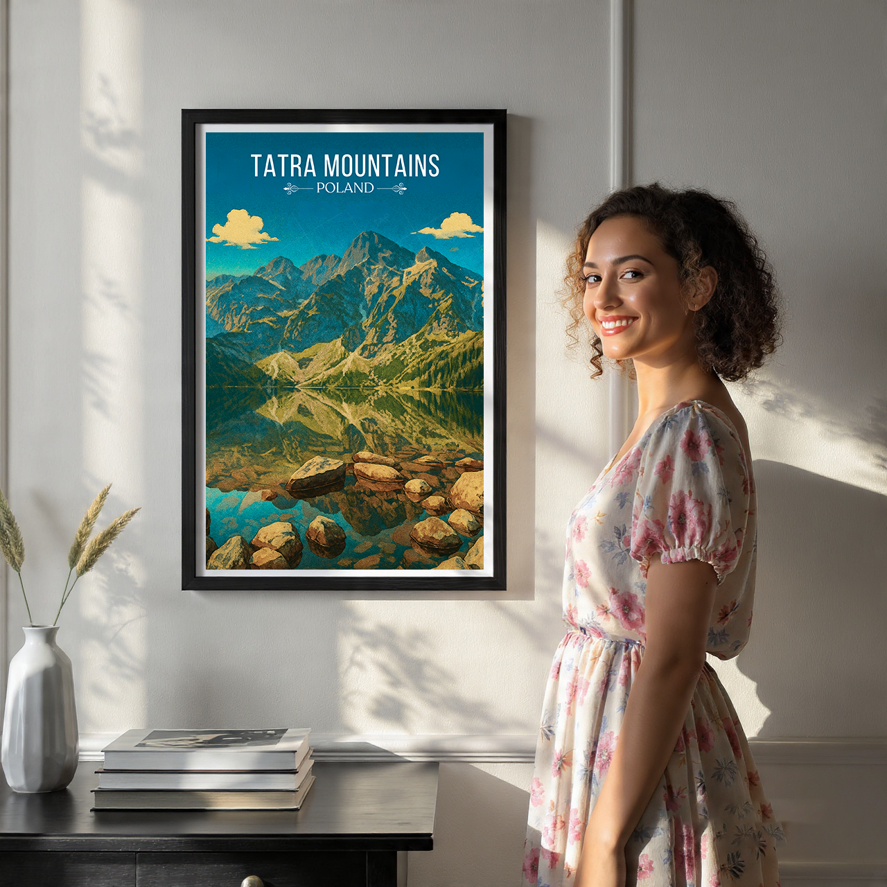 Tatra Mountains - Poland - Travel Poster Vintage Style Wall Art Print