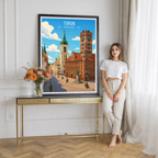 Torun - Poland - Travel Poster Vintage Style Wall Art Print