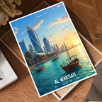 Al Wakrah - Qatar - Travel Wall Art Deco Poster Print - Art Print - Travel Art Poster