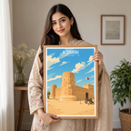 Al Zubarah - Qatar - Travel Wall Art Deco Poster Print - Art Print - Travel Art Poster