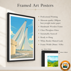 Education City - Qatar - Travel Wall Art Deco Poster Print - Art Print - Travel Art Poster