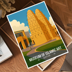 Museum of Islamic Art - Qatar - Travel Wall Art Deco Poster Print - Art Print - Travel Art Poster