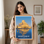 Museum of Islamic Art - Qatar - Travel Wall Art Deco Poster Print - Art Print - Travel Art Poster