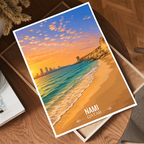 Nami - Qatar - Travel Wall Art Deco Poster Print - Art Print - Travel Art Poster