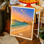 Nami - Qatar - Travel Wall Art Deco Poster Print - Art Print - Travel Art Poster