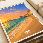 Nami - Qatar - Travel Wall Art Deco Poster Print - Art Print - Travel Art Poster