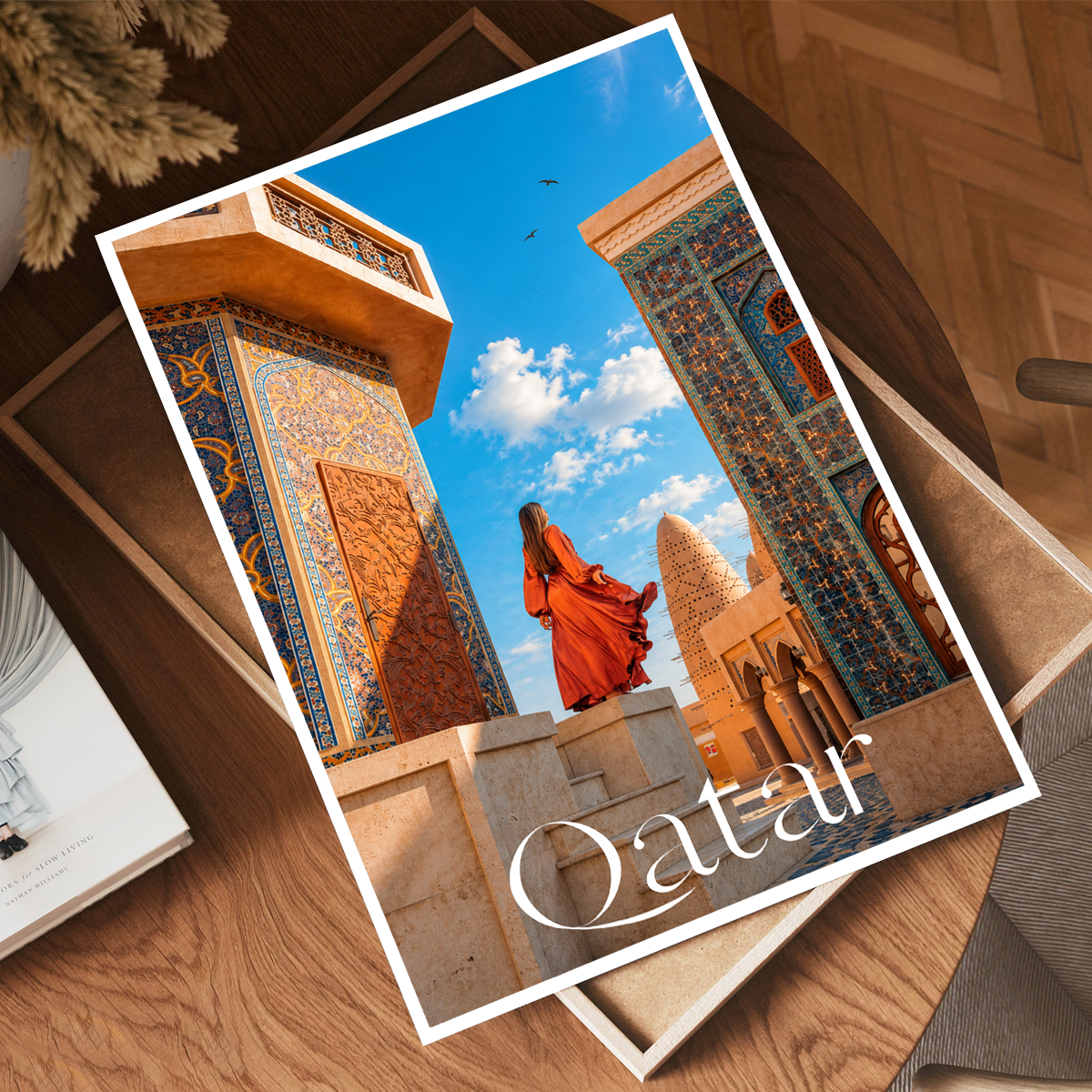 Qatar - Travel Wall Art Deco Poster Print - Art Print - Travel Art Poster