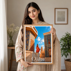 Qatar - Travel Wall Art Deco Poster Print - Art Print - Travel Art Poster