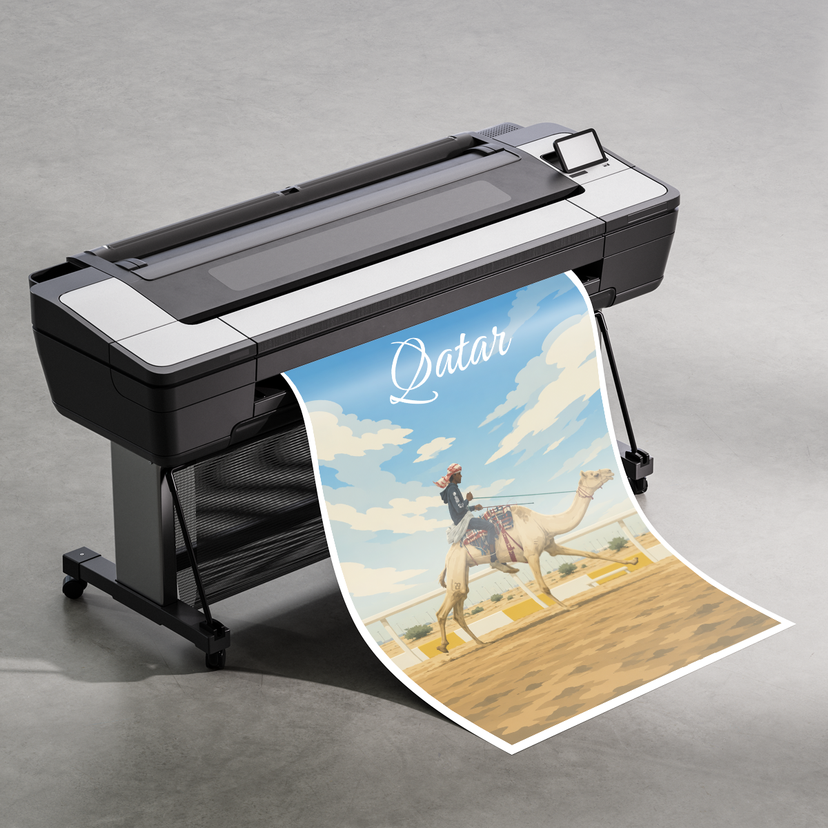 Qatar - Travel Wall Art Deco Poster Print - Art Print - Travel Art Poster