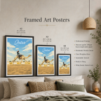 Qatar - Travel Wall Art Deco Poster Print - Art Print - Travel Art Poster