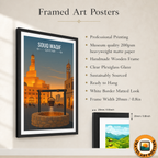 Souq Waqif - Qatar - Travel Wall Art Deco Poster Print - Art Print - Travel Art Poster
