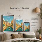 The Pearl - Qatar -  Travel Wall Art Deco Poster Print