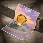 The Pearl - Qatar -  Travel Wall Art Deco Poster Print