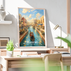 Villaggio Mall - Qatar -  Travel Wall Art Deco Poster Print
