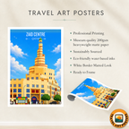 Zaid Centre - Qatar -  Travel Wall Art Deco Poster Print