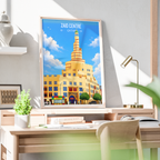 Zaid Centre - Qatar -  Travel Wall Art Deco Poster Print