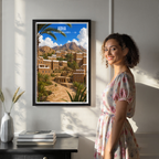 Abha - Saudi Arabia -  Travel Wall Art Deco Poster Print