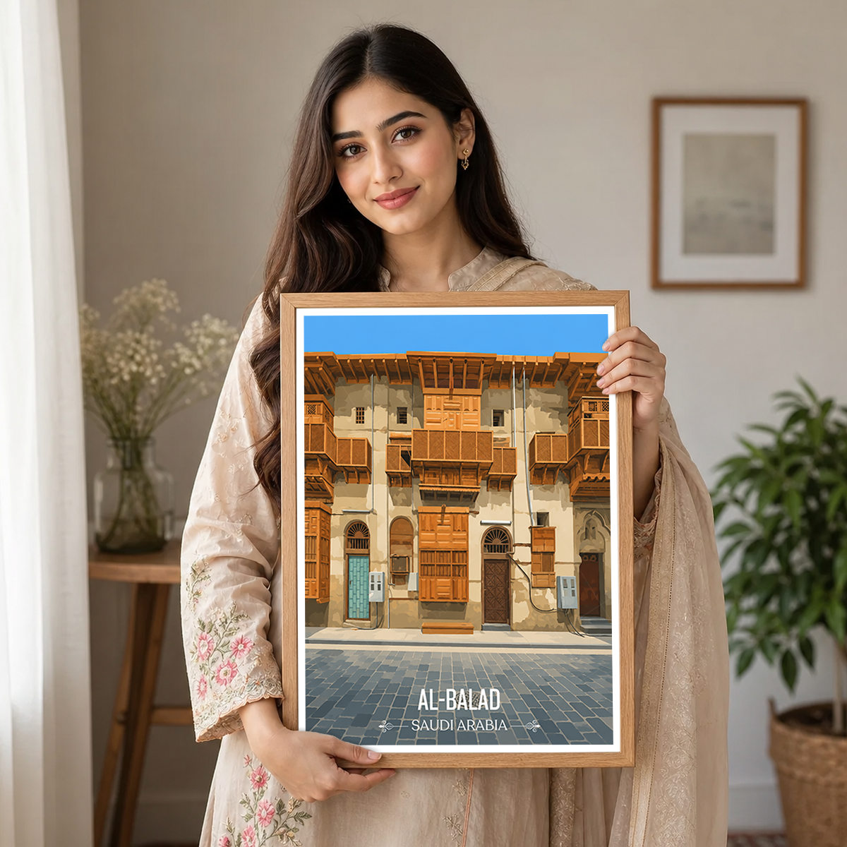 Al Balad - Saudi Arabia - Travel Wall Art Deco Poster Print