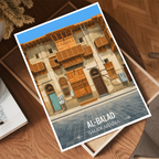 Al Balad - Saudi Arabia - Travel Wall Art Deco Poster Print