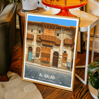 Al Balad - Saudi Arabia - Travel Wall Art Deco Poster Print