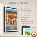 Al Balad - Saudi Arabia - Travel Wall Art Deco Poster Print