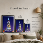 Al-Faisaliah Tower - Saudi Arabia - Travel Wall Art Deco Poster Print