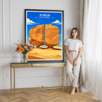 Al Naslaa - Saudi Arabia -  Travel Wall Art Deco Poster Print