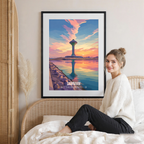 Dammam - Saudi Arabia - Travel Wall Art Deco Poster Print