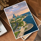 Jeddah - Saudi Arabia - Travel Wall Art Deco Poster Print