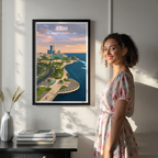 Jeddah - Saudi Arabia - Travel Wall Art Deco Poster Print