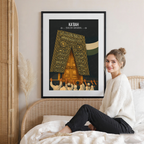 Kaaba - Saudi Arabia - Travel Wall Art Deco Poster Print