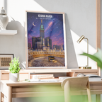 Khana Kaaba - Saudi Arabia - Travel Wall Art Deco Poster Print