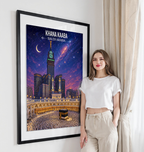 Khana Kaaba - Saudi Arabia - Travel Wall Art Deco Poster Print