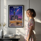 Khana Kaaba - Saudi Arabia - Travel Wall Art Deco Poster Print