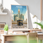 Khana Kaaba - Saudi Arabia - Travel Wall Art Deco Poster Print