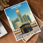 Khana Kaaba - Saudi Arabia - Travel Wall Art Deco Poster Print