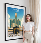 Khana Kaaba - Saudi Arabia - Travel Wall Art Deco Poster Print