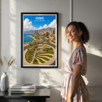 Khobar - Saudi Arabia -  Travel Wall Art Deco Poster Print