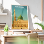 Madina Munawara - Saudi Arabia - Travel Wall Art Deco Poster Print