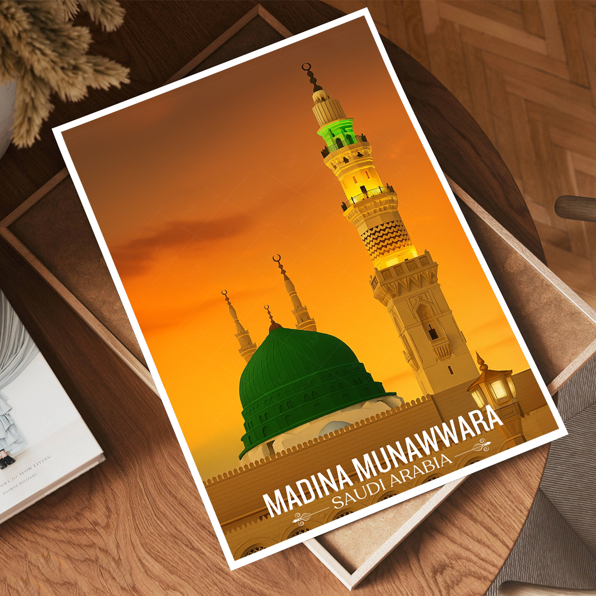 Madina Munawara - Saudi Arabia - Travel Wall Art Deco Poster Print