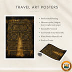 Makkah - Saudi Arabia - Travel Wall Art Deco Poster Print